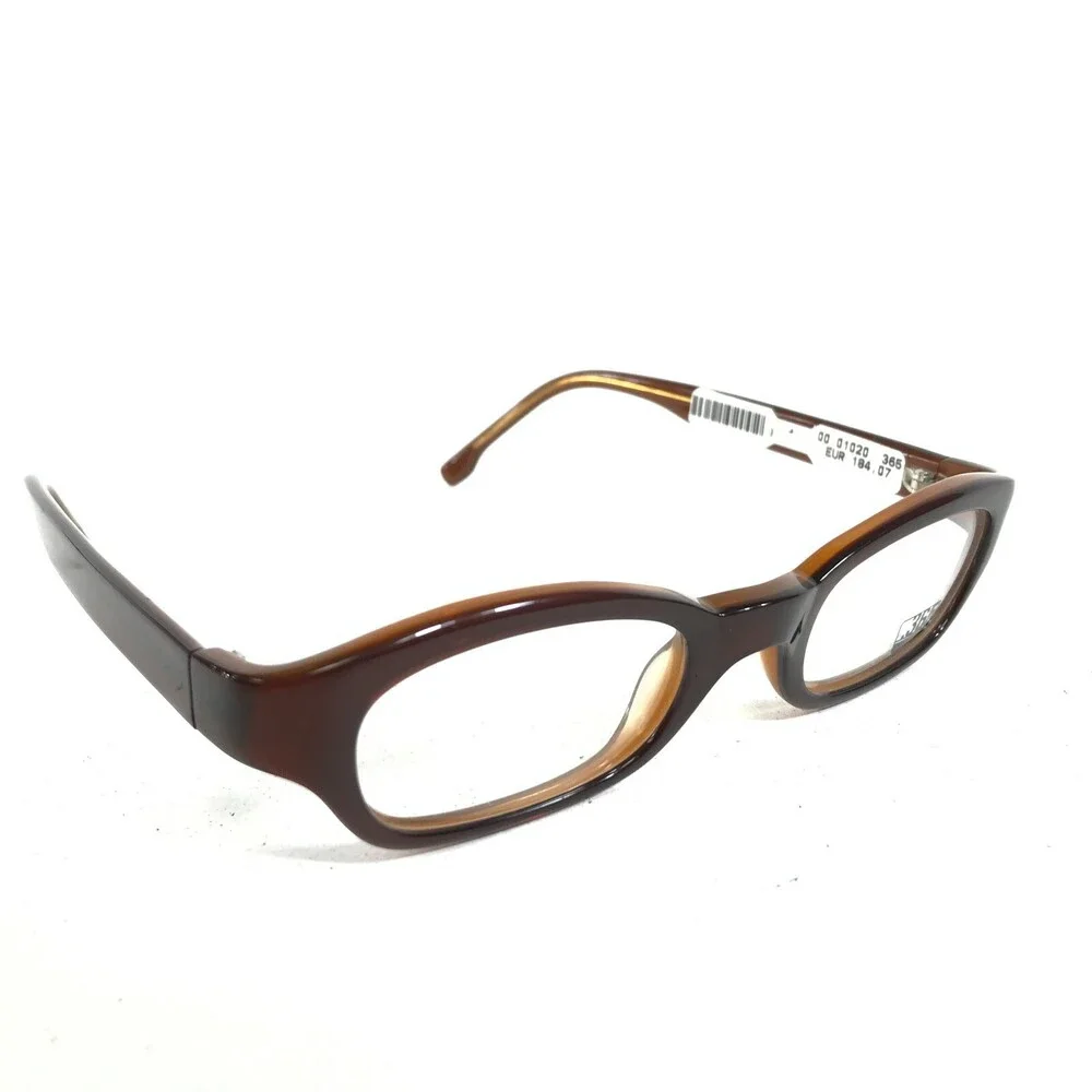 FreudenHaus 365 Eyeglasses Frames Charles:bbb Shiny Brown Thick Rim 46-17-135